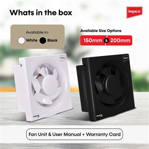 IMPEX Electric Axial Fan (Swach Air 200) — Impex Webstore