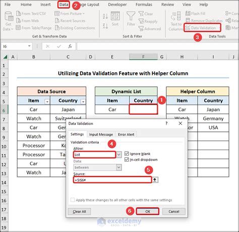 Dynamic List in Excel 的图像结果