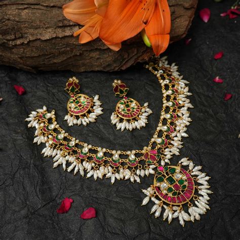 Kundan Choker Necklace & Polki Choker Necklace