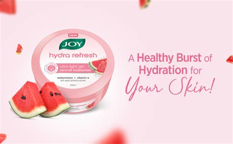 Joy Hydra Refresh Ultra-Light Oil-Free Gel Moisturizer with Watermelon ...
