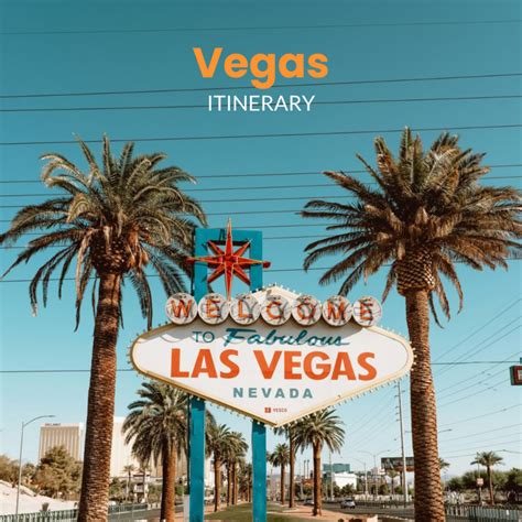 Las Vegas Itinerary Template Free at Dan Samples blog