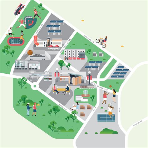 Rutgers University maps :: Behance