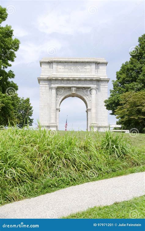 National Memorial Arch stock image. Image of honor, history - 97971201