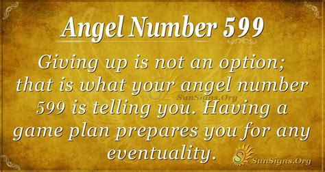 Angel Number 599 Meaning: Information To Trust - SunSigns.Org