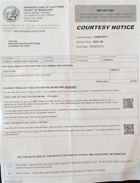 Trial By Written Declaration Template | Fanny Printable