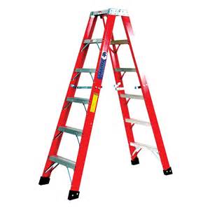 Extra Heavy Duty Fiberglass Step Ladder - 375 lb. Capacity
