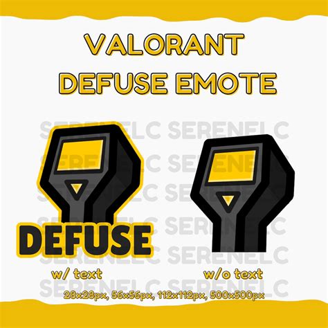 Buy Valorant Defuse Tool Emote for Twitch/discord Online in India - Etsy