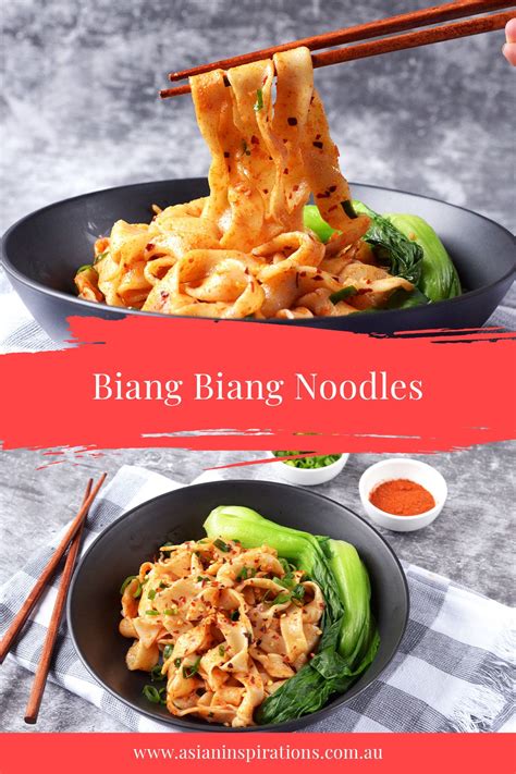 Biang Biang Noodles (Biangbiang Mian) | Asian Inspirations | Recipe in ...