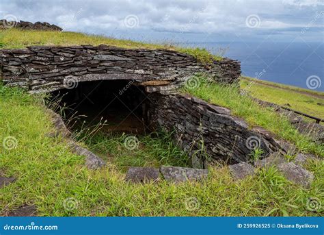 Ruinas De Orongo Village En Rapa Nui Easter Island Chile Imagen de ...