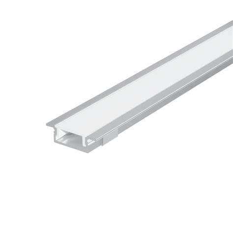 PERFIL SLIM EMBUTIR BARRA 25X7,5X3000MM ANOD ID202 | Zero 41 Led
