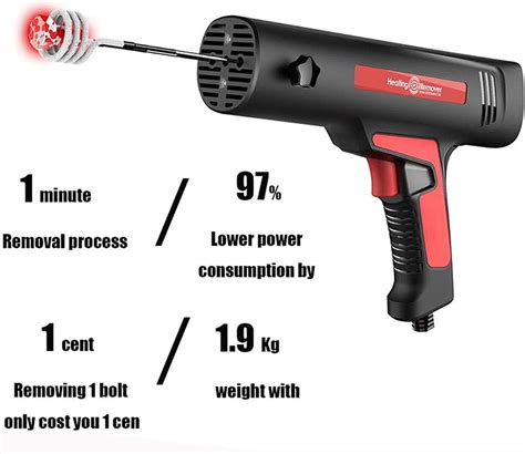 Buy Handheld Induction Heater Bolt Heat Remover Tool Kit Flameless ...