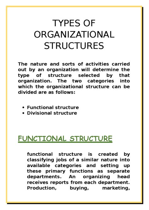 Organisational Structures Types 的图像结果