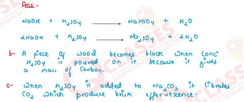 Class10 ICSE Chemistry Chapter Sulphuric Acid