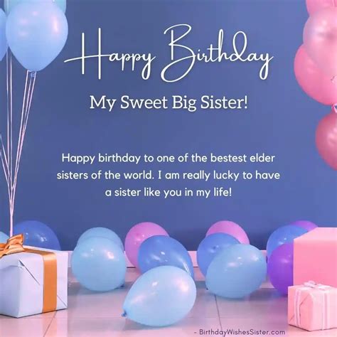 93+ Best Happy Birthday Big Sister Images, Wishes, Quotes & Status