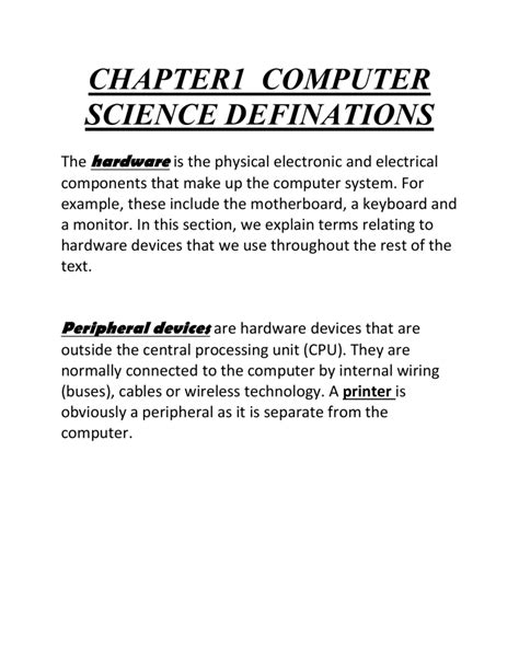 Image result for Computer Science Defintion