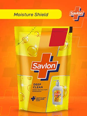 Savlon Deep Clean Germ Protection Liquid Handwash Refill Pouch, 175ml ...