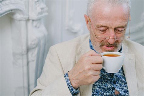 Old People Drinking Tea