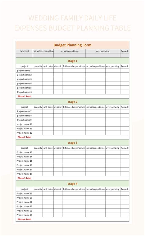 Free Daily Life Templates For Google Sheets And Microsoft Excel - Slidesdocs