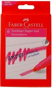 Flipkart.com | FABER-CASTELL Super Gel Textliner - Pack of 6 Pink (Set ...