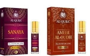 Alquba ALQUBA_SANAYA_&_AMEER-AL-OUDH_PO2 Floral Attar Price in India ...