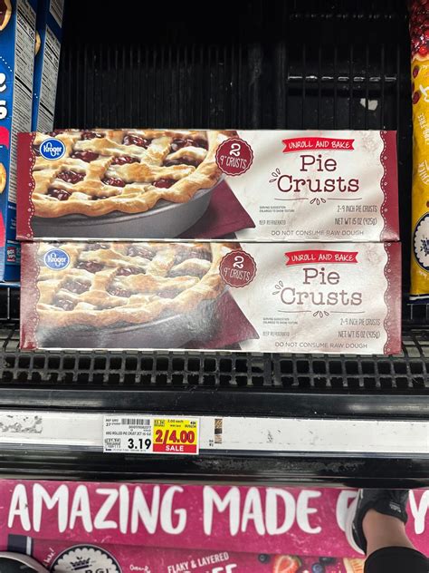 Kroger Pie Crust ONLY $2.00! - Kroger Krazy