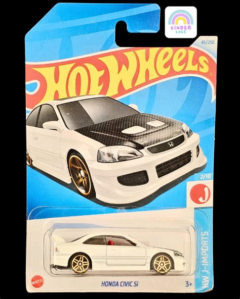 Hot Wheels Honda Civic Si - Exclusive White Color - Buy At Kinder Logs