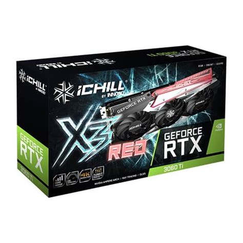 RTX 3060 Ti ICHILL X3 Red | 8GB GDDR6 Graphics Card