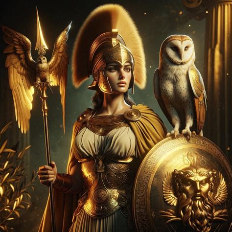 Athena - Goddess of Wisdom and Warfare - mythicalcreatures.info