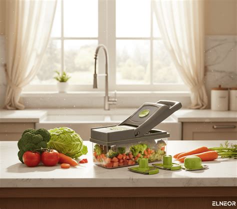 14-in-1 Vegetable Chopper Slicer Dicer — Stainless Steel | ELNEOR