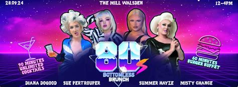 80s bottomless drag brunch - todmorden 14+, The Mill Venue, Walsden, 28 ...