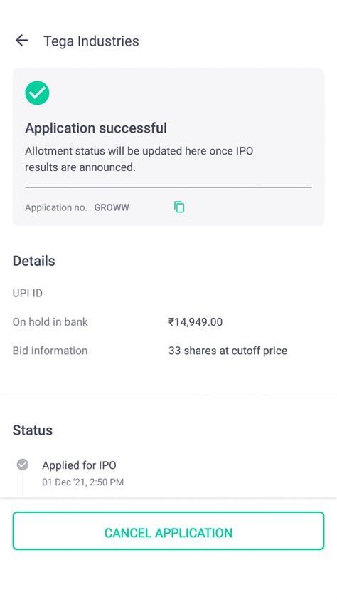 Tega Industries IPO Allotment Status Link & Date