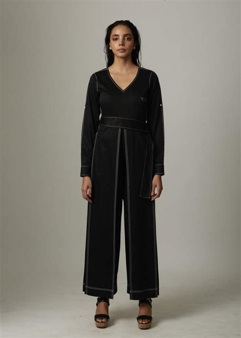 Stitch Line Box Jumpsuit – Escape By Aishwarya