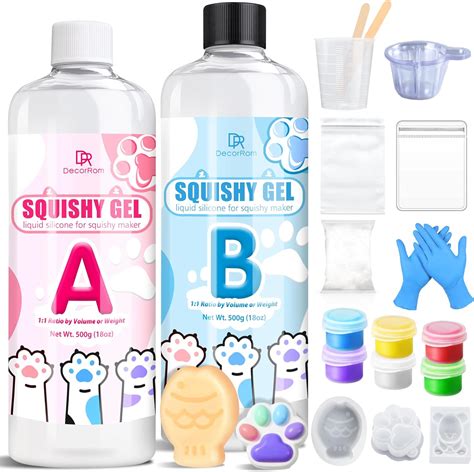 Taba Squishy Kit - 200g Liquid Silicone for Squishy Maker, Super Soft ...