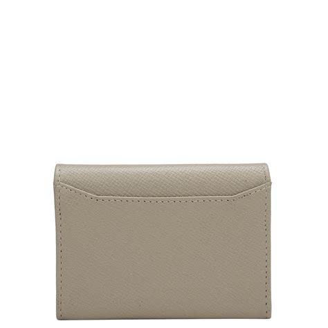 4 Slots Leather Card Case - Chalk – Da Milano
