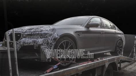 Upcoming 2021 BMW M5 facelift spied under camouflage in India - Overdrive