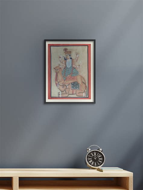 Goddess Maa Sherawali Durga Painting for Sale | Traditional Artwork