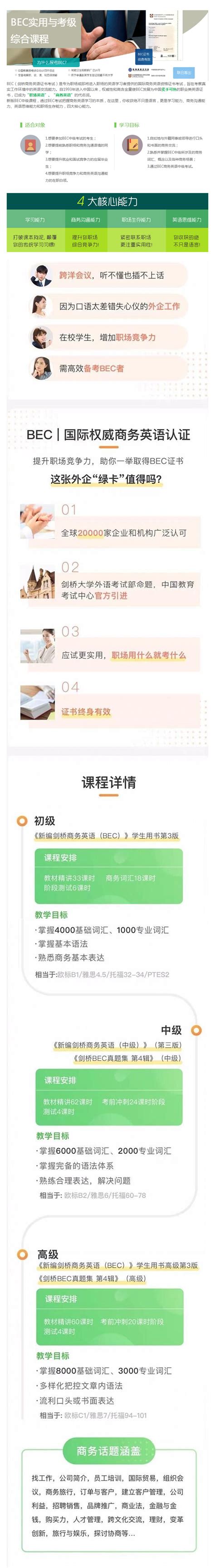 (免)BEC商务英语中级实用课职场英语考级证书培训剑桥商务课(试学-学习视频教程-腾讯课堂