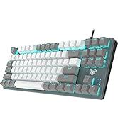 AULA F3287 TKL Tenkeyless Mechanical Wired USB Gaming Keyboard | 8 ...
