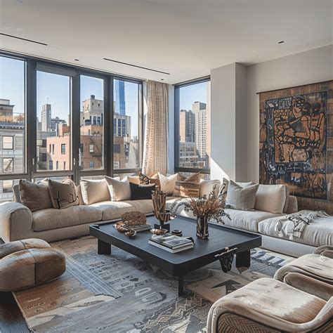 52 Essential Elements To Create A Breathtaking NYC Chelsea Living Room ...