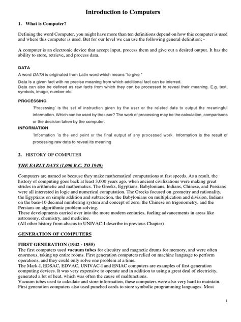 Introduction to Computer Packages PDF 的图像结果