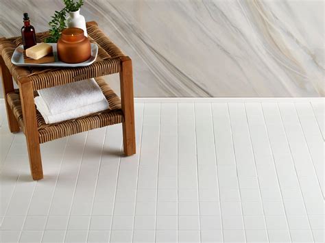 White Square Matte Porcelain Mosaic | Floor and Decor