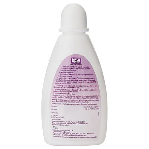 Jungle Formula Shampoo, 25ml : ClickOnCare.com