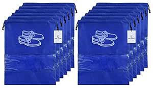 Kuber Industries 12 Piece Non Woven Travel Shoe Cover, String Bag ...
