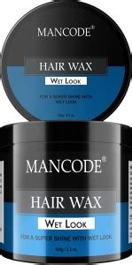 MANCODE Wet Look Hair Wax, For a Super Shine with Wet Look, 100gm, PACK ...