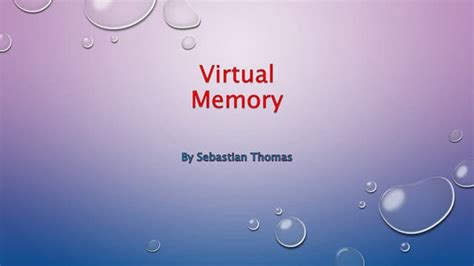 Image result for Virtual Memory GCSE Computer Science