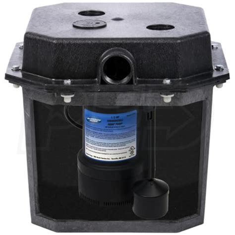 Superior Pump 92015 - 1/3 HP Remote Sink/Drain Pump System w/ Vertical ...