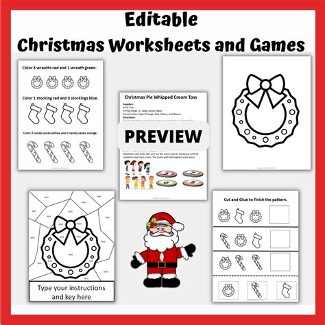 Christmas Student Worksheet _ Christmas K-12 Activities and Worksheets ...