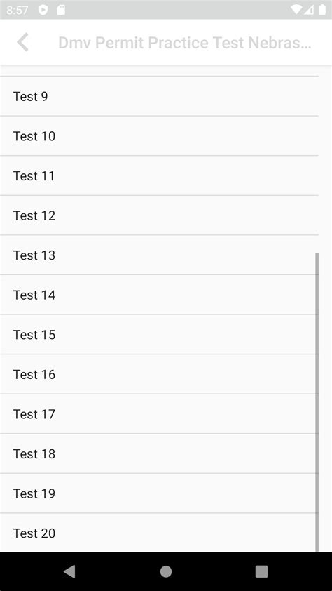 DMV Permit Practice Test Nebraska 2021 APK للاندرويد تنزيل