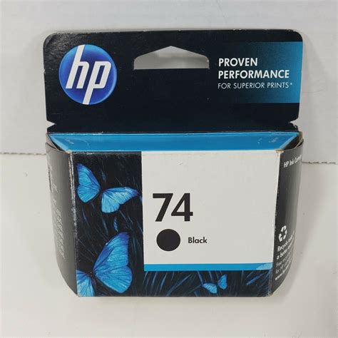 HP 74 Original Ink Cartridge, Black CB335WN - Exp: 2014 New Sealed | eBay