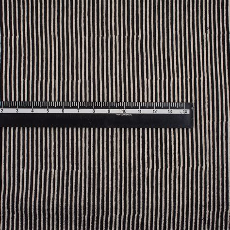 Buy Pure Cotton Striped Hand Block Printed Fabric – Dmaasa